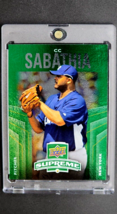2010 Ud Upper Deck Supreme Green #S-32 C. C. Sabathia Ny Yankees Great Condition - £2.52 GBP