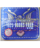 Vintage AOL 7.0 CD 1025 Hours Free in Silver Eagle Tin Unopened NOS - $17.76 CAD