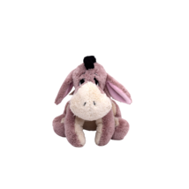 Walt Disney World Baby Eeyore Bean Bag Plush 8&quot; Stuffed Animal w/ Bib &amp; ... - £11.60 GBP
