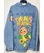 NWT Walt Disney World Vault 50th Anniversary Think Orange Bird Denim Jac... - €59,86 EUR
