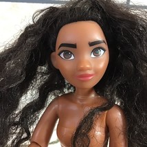 Barbie Disney Princess Moana Nude Articulated Doll Wild Hair 2015 - £7.77 GBP