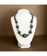 Vintage Nepal Tibetan Necklace Howlite Ethnic Women's Boho Handmade Jewelry - $41.58