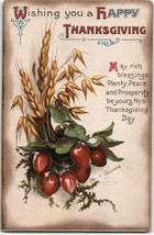 Embossed Thanksgiving Day Greetings Postcard. Posted in 1913. Series 4154 - £5.32 GBP