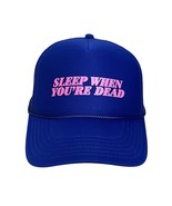 Barstool Sports Snapback Mesh Back Trucker Hat Sleep When You’re Dead Blue - $39.19 CAD