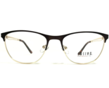 Casino Eyeglasses Frames CB1133 CHOCOLATE/Gold Brown Gold Cat Eye 51-18-135 - £43.46 GBP