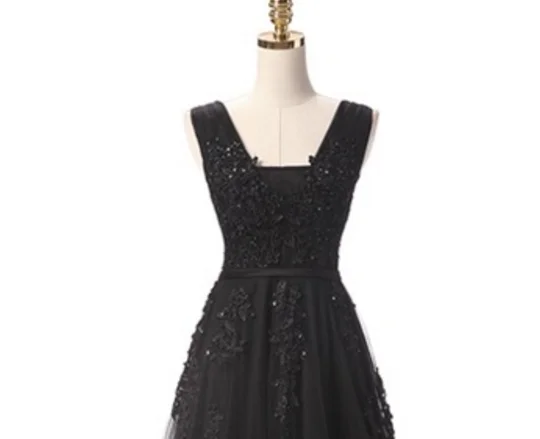 Short Evening Dress SSYFashion Hot Sale  V-neck  A-line Party Gown Formal Dress  - £94.43 GBP