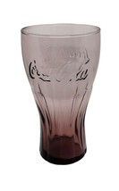 Coca-Cola Brown Amber Tint 6&quot; Tall Glass - $9.89