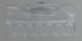 Hair Clip - Clear Plastic - Spring Clip - 2 1/4&quot; by 1&quot;. - £0.78 GBP