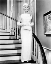 Doris Day poses on staircase in white dress Pillow Talk 8x10 poster 16x20 inch - £19.65 GBP