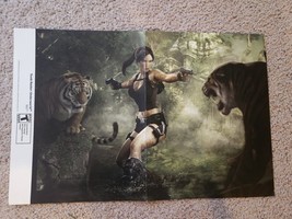 Suikoden: Tierkreis/Tomb Raider Underworld 15.5&#39;&#39;x11.5&#39;&#39; Double Sided Po... - $12.74