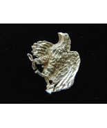 Vintage Estate .925 Sterling Silver American Bald Eagle Pendant 6.6g #E2857 - $320.19 MXN