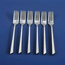 Stanley Roberts CARIF Stainless Flatware Salad Forks 6 Pcs Set Made In J... - $666.19 MXN