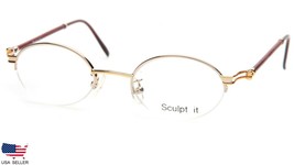 New Sculpt It C3 Gold /OTHER Eyeglasses Glasses Metal Frame 44-20-140 B32mm - £27.40 GBP