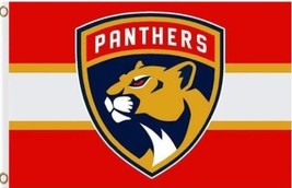 Florida Panthers Team US Flag 3X5Ft Polyester Digital Print Banner USA - £12.59 GBP