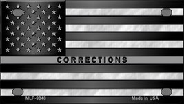 American Flag Corrections Novelty Mini Metal License Plate Tag - £11.95 GBP