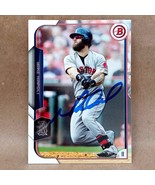 2015 Bowman #117 Mike Napoli SIGNED Autograph Boston Red Sox Card - £7.04 GBP