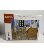 Pomagranate Artpiece Jigsaw PuzzleVincen Van Gogh Bedroom in Arles 1000 pc - $15.71