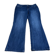 Maurices Bootcut Jeans Women&#39;s 14 Regular Blue Distressed Stretch Casual - $352.55 MXN