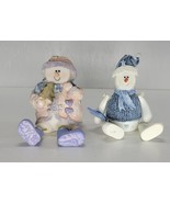 Decorative Snowmen with Dangly Legs - Set of 2 - £6.25 GBP