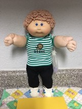 Vintage Cabbage Patch Kid Head Mold #1 Wheat Loops Blue Eyes 1984 OK Factory - $175.00
