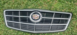 2014-2015 CADILLAC CTS SEDAN COMPLETE FRONT GRILLE GRILL WITH ACTIVE SHU... - £554.50 GBP