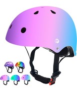 Jeefree Color Gradient Adjustable Helmet For Multi-Sports Bicycle Scoote... - $44.95
