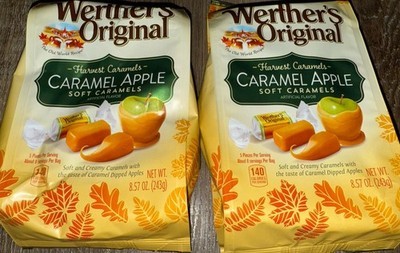 Werther&#39;s Original ~ Soft Caramels Apple 2-Bags 8.57 oz. ~ Expires 3/31/... - $26.72