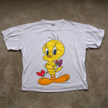Vintage Tweety Bird Looney Tunes 1994 Graphic Single Stitch T Shirt 2XL (20W) - £26.97 GBP