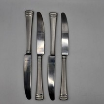 Lenox Federal Platinum Frosted French Hollow Dinner Knife - Set of 4 - £19.32 GBP