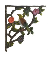 Decorative Cast Iron Wall Shelf Bracket Brace Bird On Branch Color 7.625... - £14.60 GBP