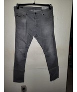 DIESEL TEPPHAR Slim-Carrot Jeans Stretch Light Gray 084HP Men&#39;s Size W34L30 - €31,45 EUR
