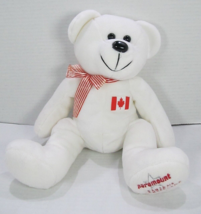 Paramount Canada&#39;s Wonderland White Teddy Bear Stuffed Soft Animal Plush Toy 12&quot; - £9.01 GBP