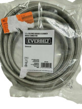 EVERBILT 12ft Polymer Coated Stainless Steel Braided Icemaker Line Hose - $38.99
