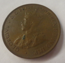 Australia One Half Penny Bronze 1936 - £0.79 GBP