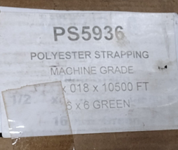 New, PS5936 Polyester Strapping Machine Grade 1/2&quot; x 018 x 10500&#39; 16 x 6... - £223.60 GBP