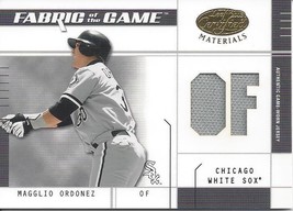 2003 Leaf Certified Materials Fabric Of The Game Position M Ordonez 107 38/50 - £3.73 GBP