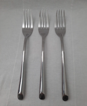 Towle Living ~ Wave ~ Stainless 18/0 Flatware ~ 3 Forks - £7.71 GBP