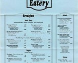 Sugarhouse Eatery Menu Route 16 North Conway New Hampshire  - £17.46 GBP