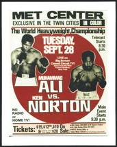 MUHAMMAD ALI - &quot;Ali vs Norton&quot; Poster Photo in MINT Condition - 8&quot; x 10&quot; - £15.89 GBP