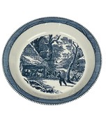 Salem Swirl Royal Crown Pattern 1966 Large Shallow Bowl Mid-Century - $553.61 MXN