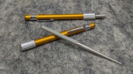 2 New Buck Retractable Reversible Diamond Gold Pocket Knife Sharpener - ... - $14.99