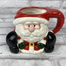 Russ Berrie &amp; Co. Santa Claus Sitting Christmas Holiday Mug Cup  - £12.29 GBP