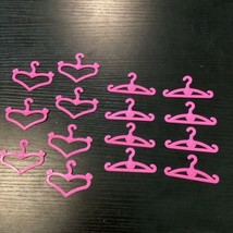 Lot of 15 Mattel Barbie &amp; Barbie Doll Size Hangers Set Lot (A3) - £11.83 GBP