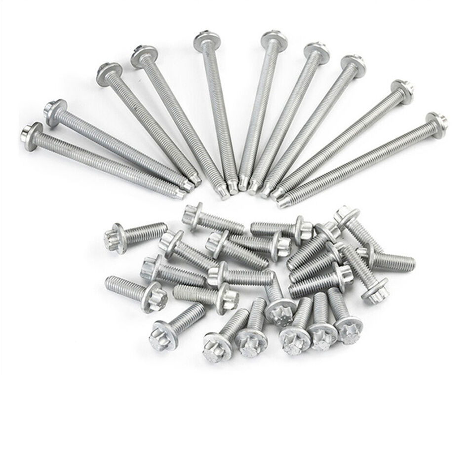 Oil Pan Aluminium Screws Bolt Set 11132210959 for Bmw 230i 430i 530i 740... - $31.43