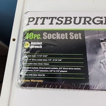 Pittsburgh 40 Piece Socket Set NWT - £15.79 GBP