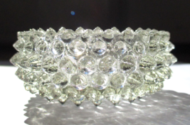Vintage Fenton Clear Hobnail Glass Round Open Salt Cellar or Ring Bowl - £11.92 GBP