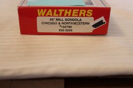 HO Scale Walthers, 65&#39; Mill Gondola, C&amp;NW, Black, #132799 932-3255 Built - $45.00