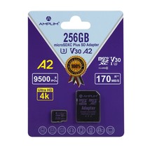 Micro Sd Card 256Gb | Microsd Memory Plus Adapter | Extreme High Speed 170Mb/S A - £68.40 GBP
