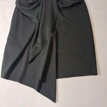 New York & Company Collection Women's Front Design & Back Zip Black Skirt Sz 10 image 9