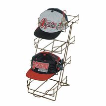 4 Tier Countertop Hat Display in Steel 9 1/4 W x 16 D x 20 H Inches - $63.95